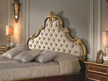 35TH ANNIVERSARY 2090 - Tufted upholstered fabric headboard for double bed _ SCAPPINI & C